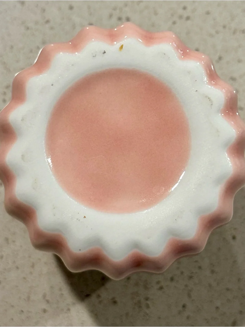 Pink Ceramic Ribbed Bud Vase - Unbranded